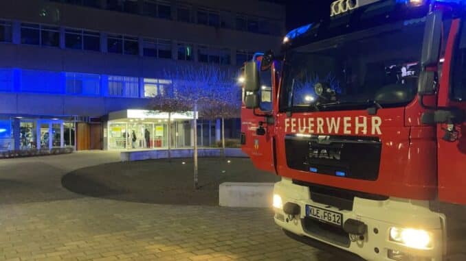 FF Goch: Feuer im Krankenhaus