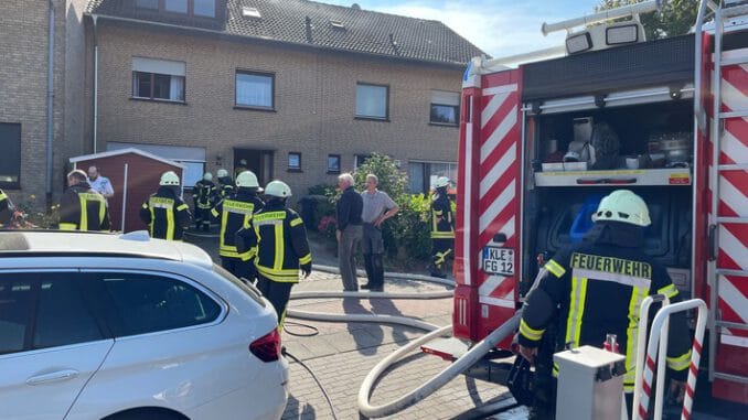 FF Goch: Küchenbrand in Reihenhaus