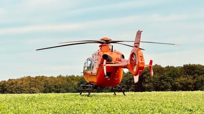 FFW Schwalmtal: Feuerwehr sichert Landeplatz ab