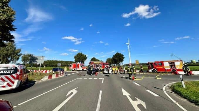 FFW Schwalmtal: Technische Hilfeleistung nach Verkehrsunfall