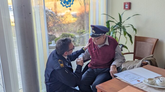 FW-AR: Ehrung für 75 Jahre Mitgliedschaft im kleinen Rahmen- Agathafeier in Voßwinkel