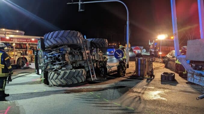 FW-AR: UNFALL MIT LANDWIRTSCHAFTLICHER MASCHINE
