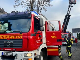 FW Alfter: Kaminbrand in Alfter