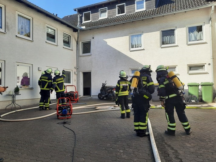 FW Alfter: Küchenbrand in Alfter