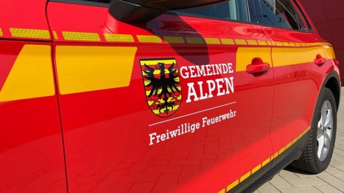 FW Alpen: Angebranntes Essen löst Brandmeldeanlage aus