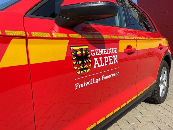 FW Alpen: Angebranntes Essen löst Brandmeldeanlage aus