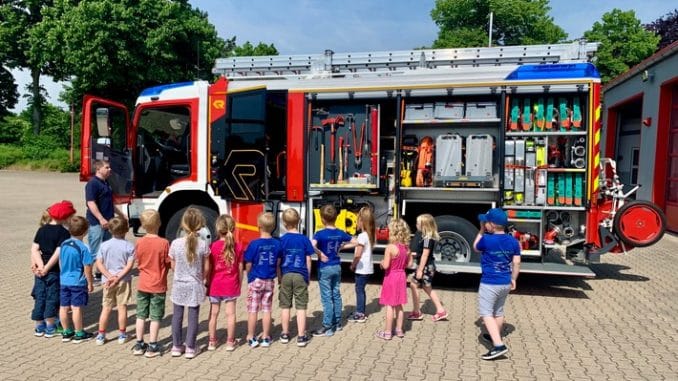 FW Alpen: Brandschutzerziehung der Vorschulkinder aus Menzelen
