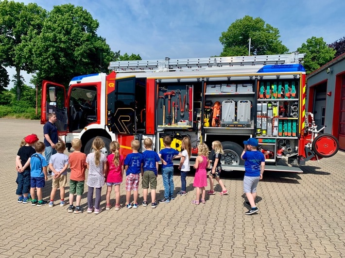 FW Alpen: Brandschutzerziehung der Vorschulkinder aus Menzelen