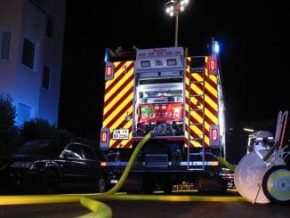 FW-BN: Gegenstände brennen auf Balkon