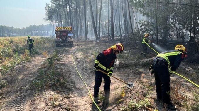 FW-BN: Waldbrandeinsatz in Südfrankreich