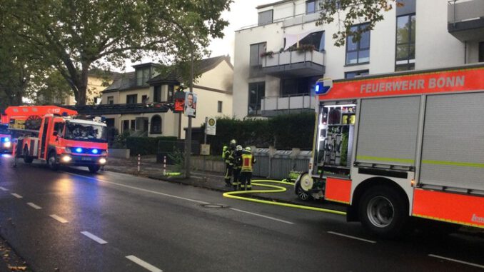 FW-BN: Wohnung nach Brand unbewohnbar - Rauchmelder verhindert Schlimmeres