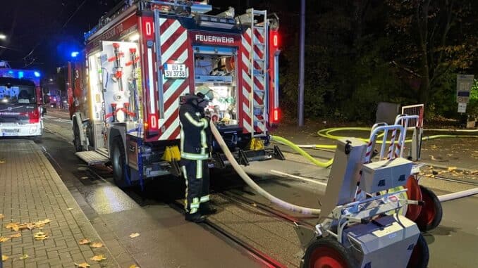 FW-BO: Gebäudebrand an der Rudolf Steiner Schule im Bochum-Langendreer