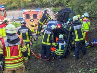 FW-BO: Verkehrsunfall in der Autobahnauffahrt zur A448 fordert zwei Verletzte