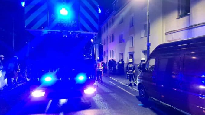 FW-BO: Wohnungsbrand mit einem verletzten Bewohner