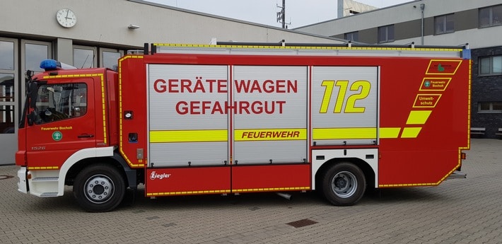 FW Bocholt: Chlorgasausströmung / Brandmeldeanlagen