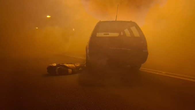 FW Bocholt: Die Feuerwehr Bocholt wurde um 18.49 Uhr zu einem Fahrzeugbrand im Westringtunnel alarmiert. Am Ende stellte sich die Situation als unangekündigte Alarmübung heraus.