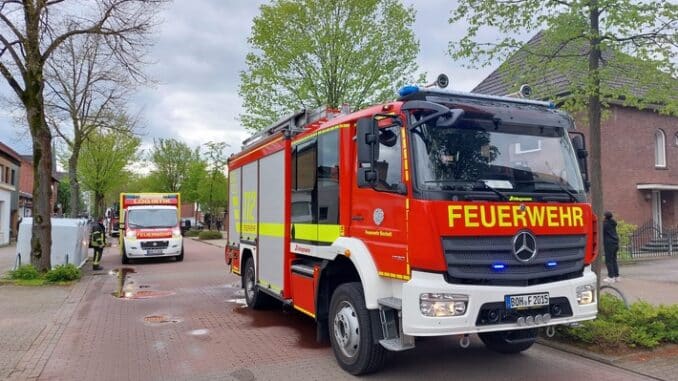 FW Bocholt: Kellerbrand