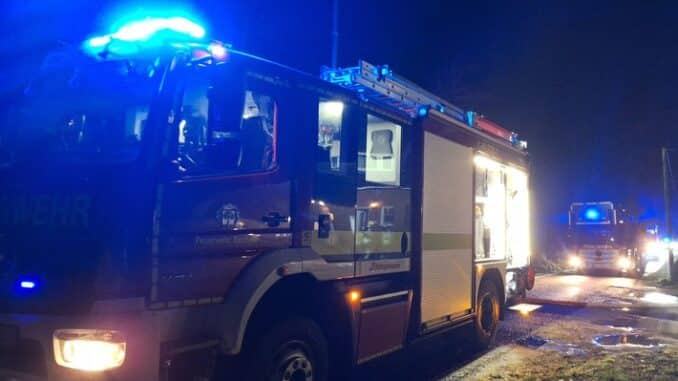 FW Bocholt: Kellerbrand in Holtwick