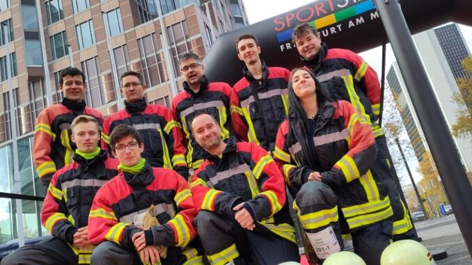 FW Böblingen: Feuerwehr Böblingen beim Frankfurter Skyrun