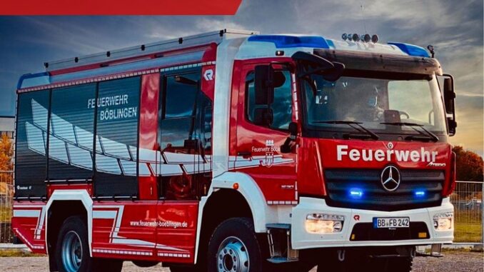 FW Böblingen: Küchenbrand in Beherbergungsbetrieb auf dem Böblinger Flugfeld