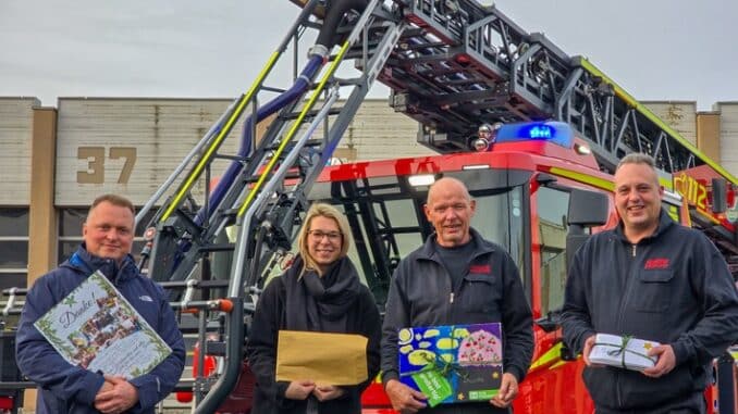 FW Bremerhaven: Eine Herzensangelegenheit der Feuerwehr Bremerhaven - Spende für das SOS-Kinderdorf Worpswede