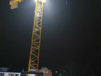 FW Bremerhaven: Einsatz der Höhenrettungsgruppe Feuerwehr Bremerhaven auf Baustelle