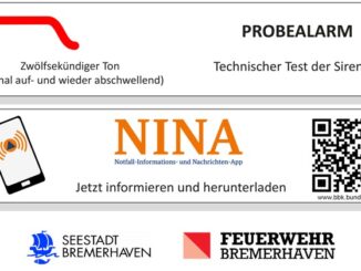 FW Bremerhaven: Erster Probealarm der Sirenen in Bremerhaven am 21.01.2023