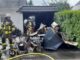 FW Bremerhaven: Garagenbrand in Bremerhaven - Lehe