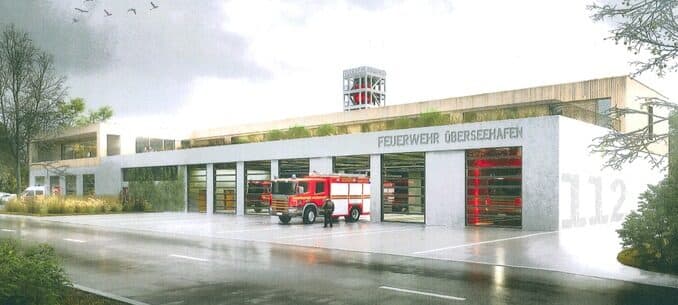FW Bremerhaven: Neubau einer Feuer- und Rettungswache für die Berufsfeuerwehr Bremerhaven