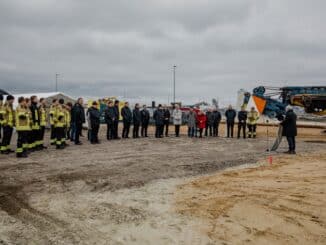 FW Bremerhaven: Spatenstich für das Gerätehaus der Freiwillige Feuerwehr Wulsdorf