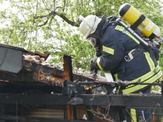 FW Celle: Brand in einer Celler Kleingartenkolonie!