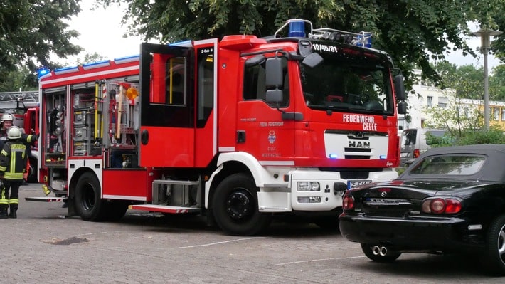 FW Celle: Feuer in Küche