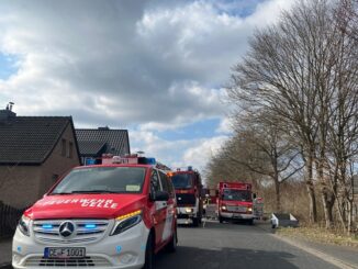 FW Celle: Schuppen in Vollbrand