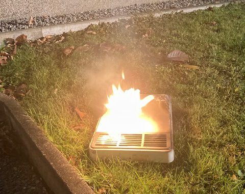 FW-DO: Brennende Elektroheizung in einer Wohnung