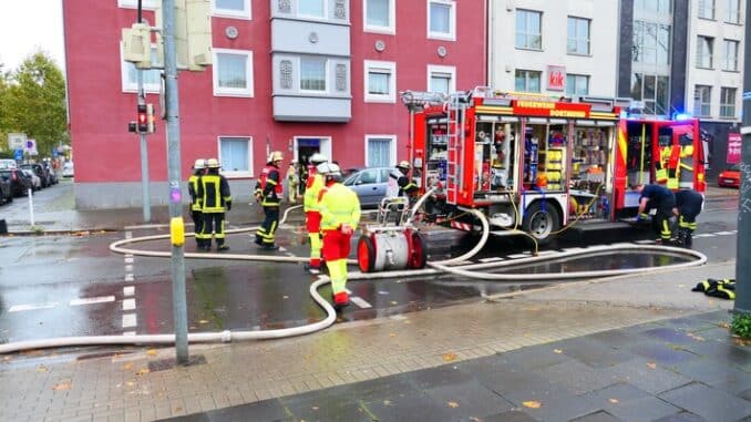 FW-DO: Kellerfeuer in Dortmunder Nordstadt