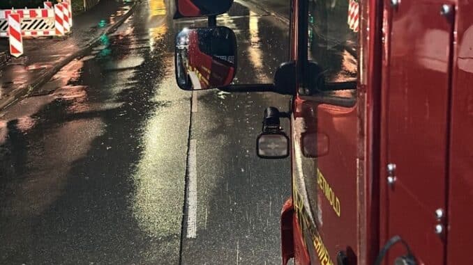 FW-DT: Gewittereinsätze der Feuerwehr Detmold in der Nacht von Dienstag auf Mittwoch