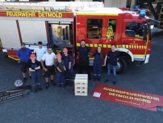 FW-DT: Jugendfeuerwehr Detmold-Nord erhält Sachspende einer Detmolder Tischlerei