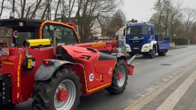 FW-DT: Technische Hilfe mit Teleskoplader