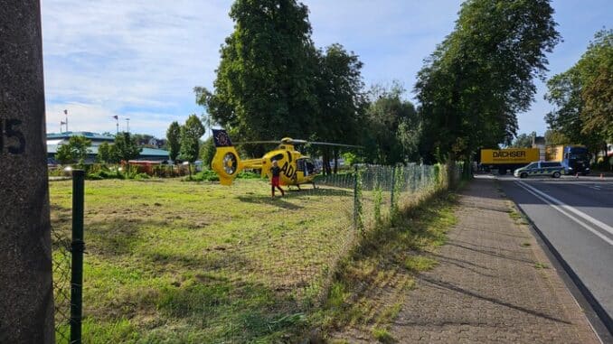 FW Datteln: Schwerer Verkehrsunfall auf der Castroper Straße