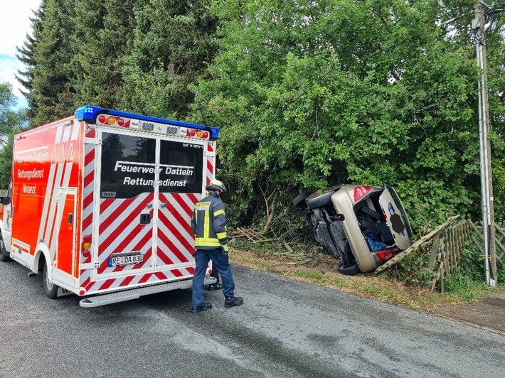 FW Datteln: Verkehrsunfall mit leicht verletzter Person