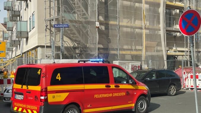 FW Dresden: Gasausströmung