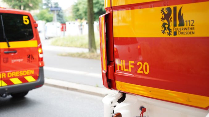 FW Dresden: Informationen zum Einsatzgeschehen der Feuerwehr Dresden vom 26. Juli 2021
