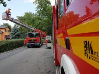 FW Dresden: Unwetterlage im Dresdner Osten