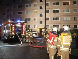 FW Dresden: Wohnungsbrand - Einsatzkräfte retten Bewohner über Balkon und bekämpfen Vollbrand