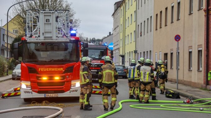 FW-E: Brand einer Waschmaschine in Essen-Kupferdreh