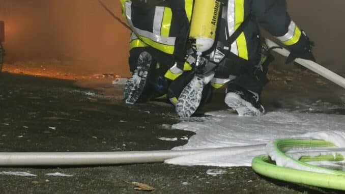 FW-E: Brandserie auf dem ehemaligen &quot;Kutel-Gelände&quot; setzt sich fort
