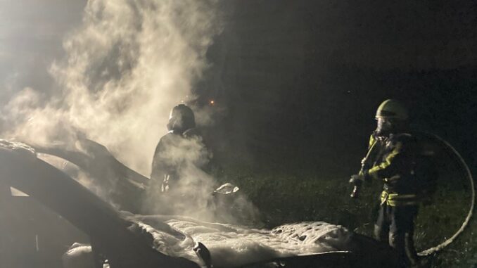 FW-EN: Brand von vier PKW