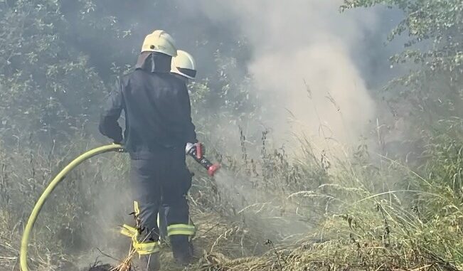 FW-EN: Feuerwehr Hattingen bekämpft mehr als zwei Stunden einen Flächenbrand