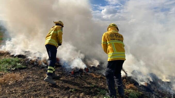FW-EN: Feuerwehr Hattingen bildet 150 Einsatzkräfte in der Vegetationsbrandbekämpfung aus