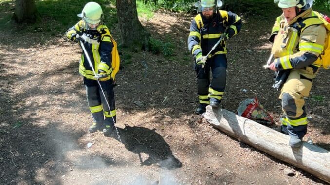 FW-EN: Fünf Einsätze für die Freiw. Feuerwehr - Zwei Brände in Waldgebieten.